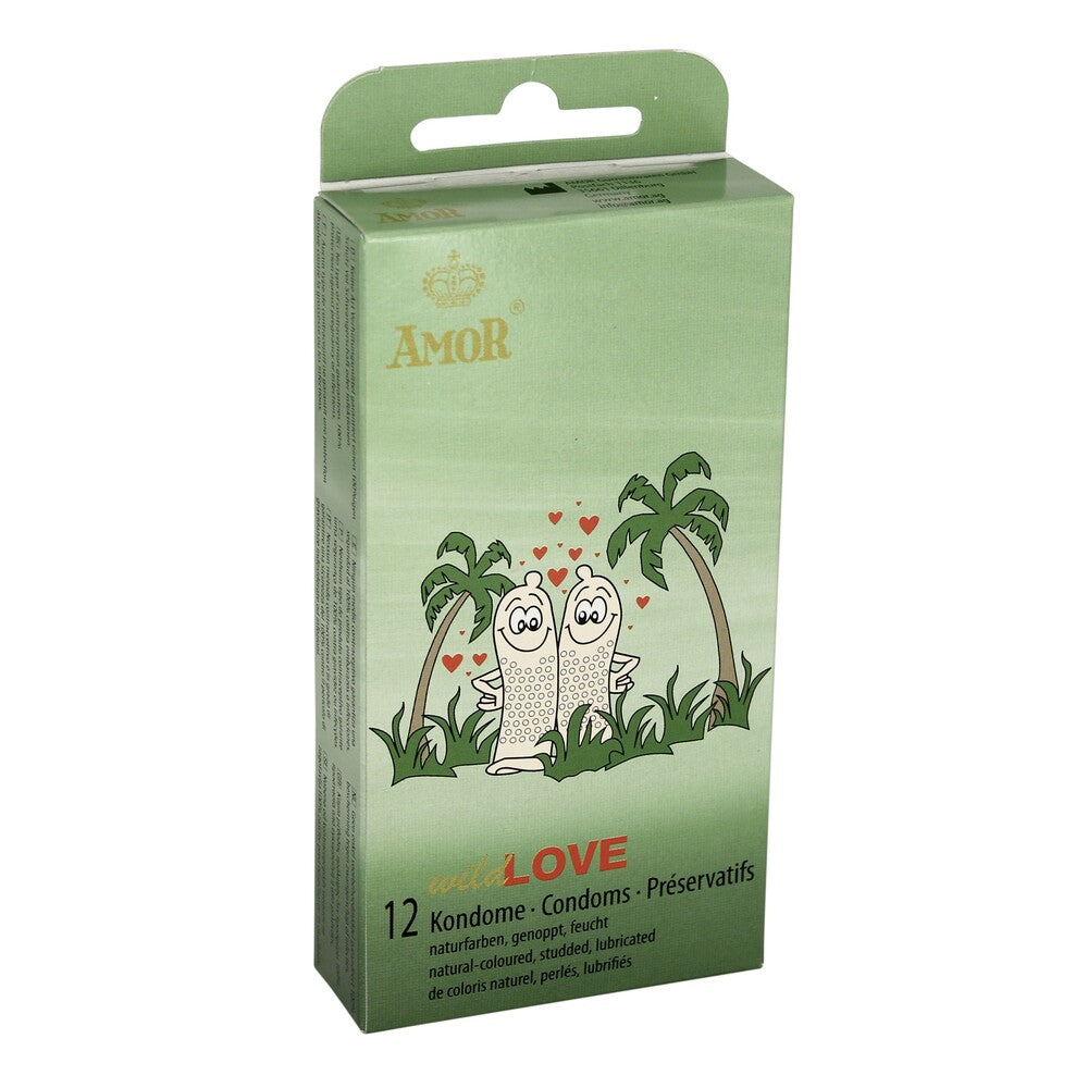 Preservativi Stimolanti Amor Wild Love 12 pz
