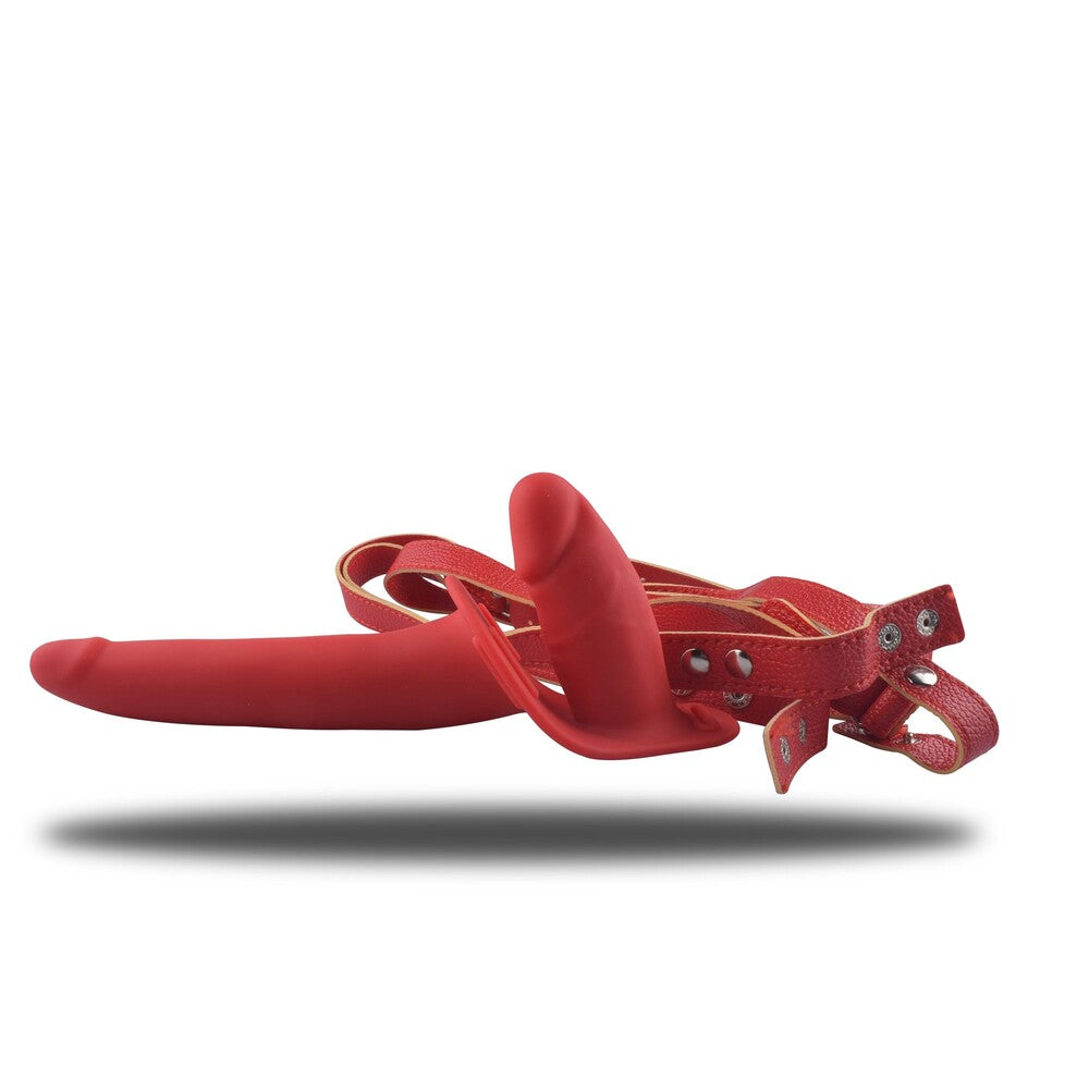 Strap-On Double Enjoyment Red