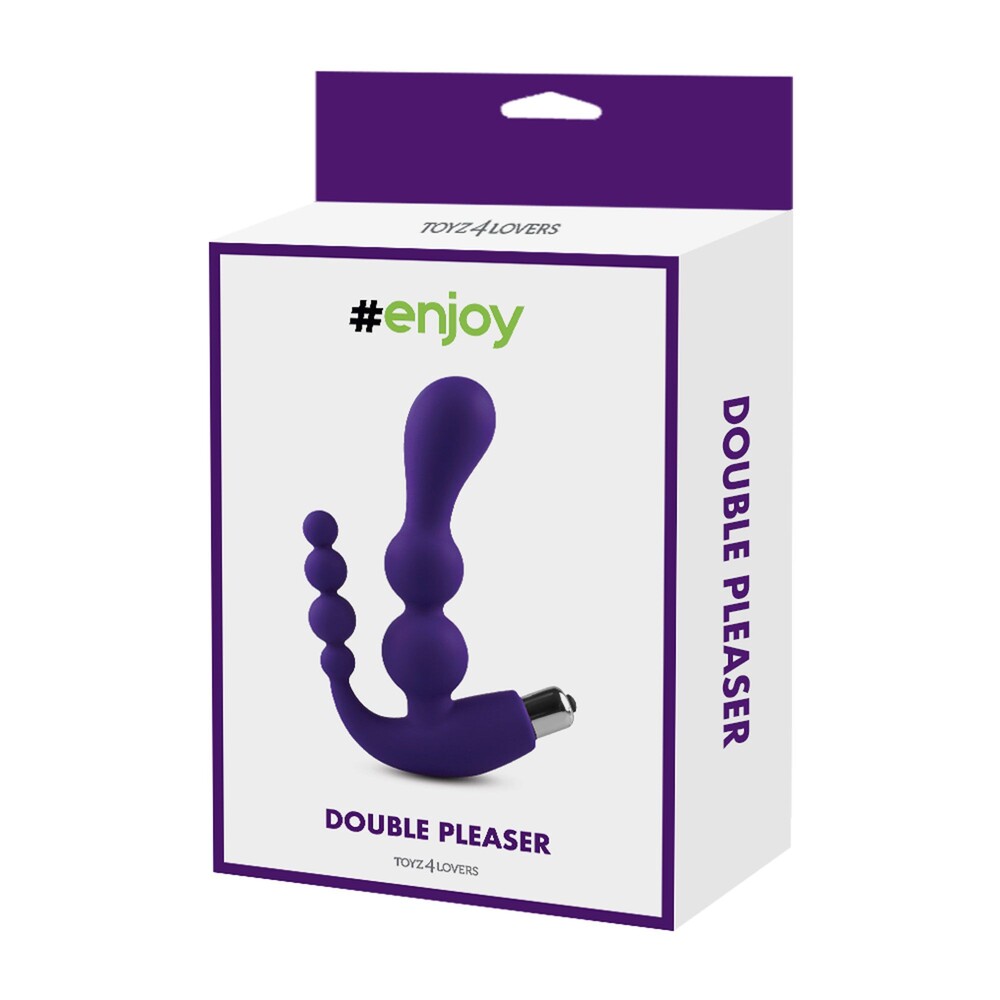 Plug vibrante Double pleaser 