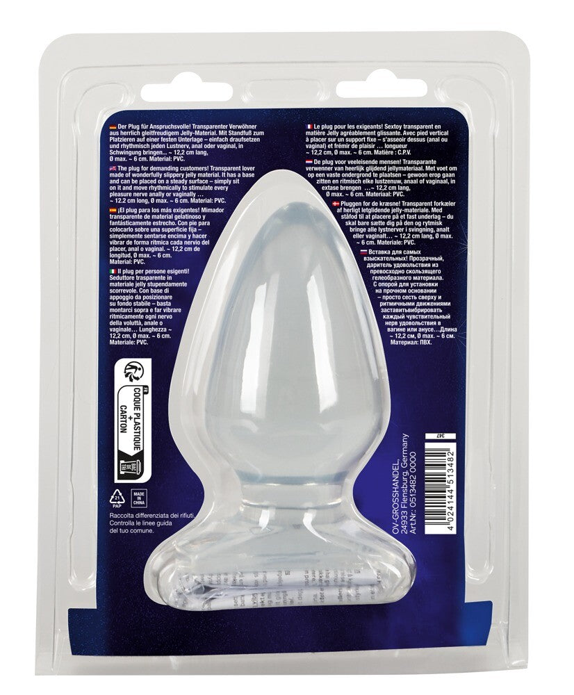 Plug crystal clear 