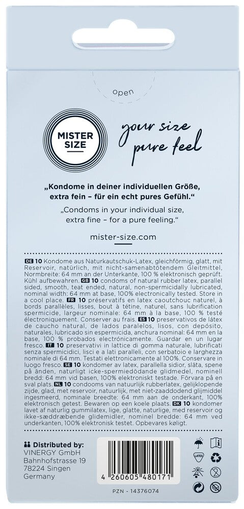 Preservativi XL 64 Mister Size