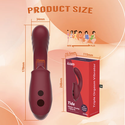 Vibratore Doppia Stimolazione Tide