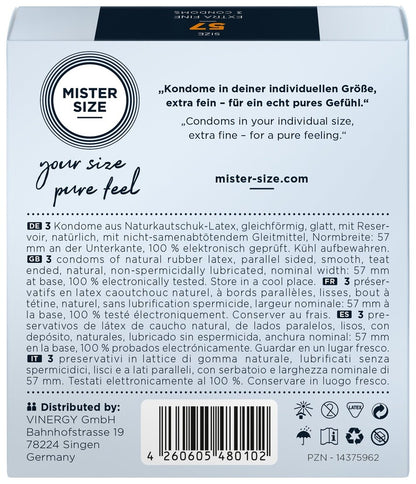 Preservativi XL 57 Mister Size