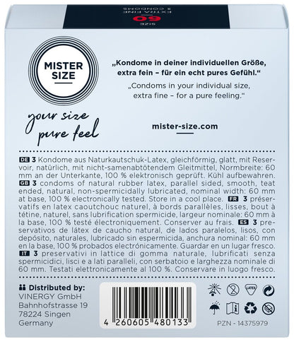 Preservativi XL 60 Mister Size