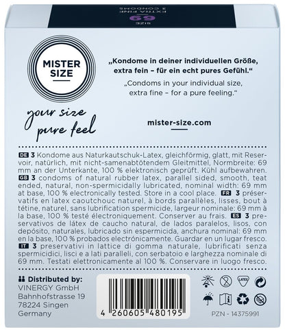 Preservativi XL 69 Mister Size