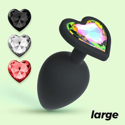 Plug Anale Cuore Ø 4,2 cm