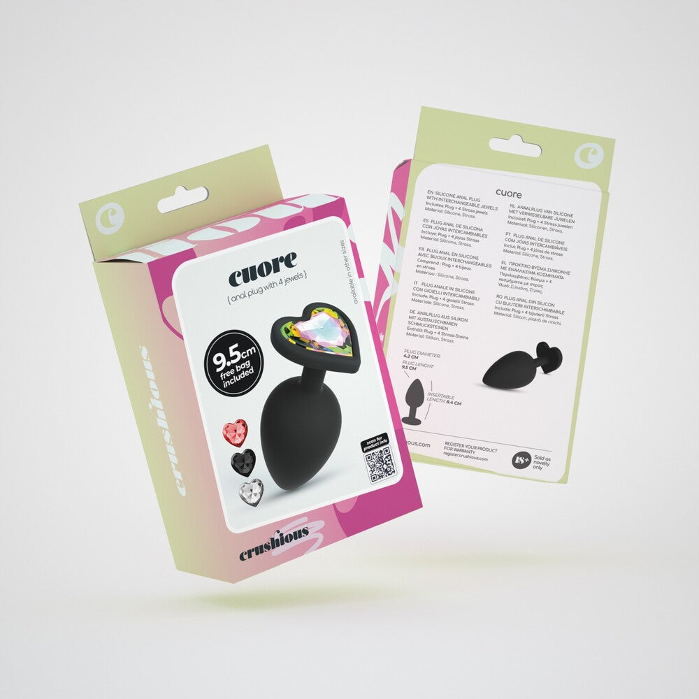 Plug Anale Cuore Ø 4,2 cm