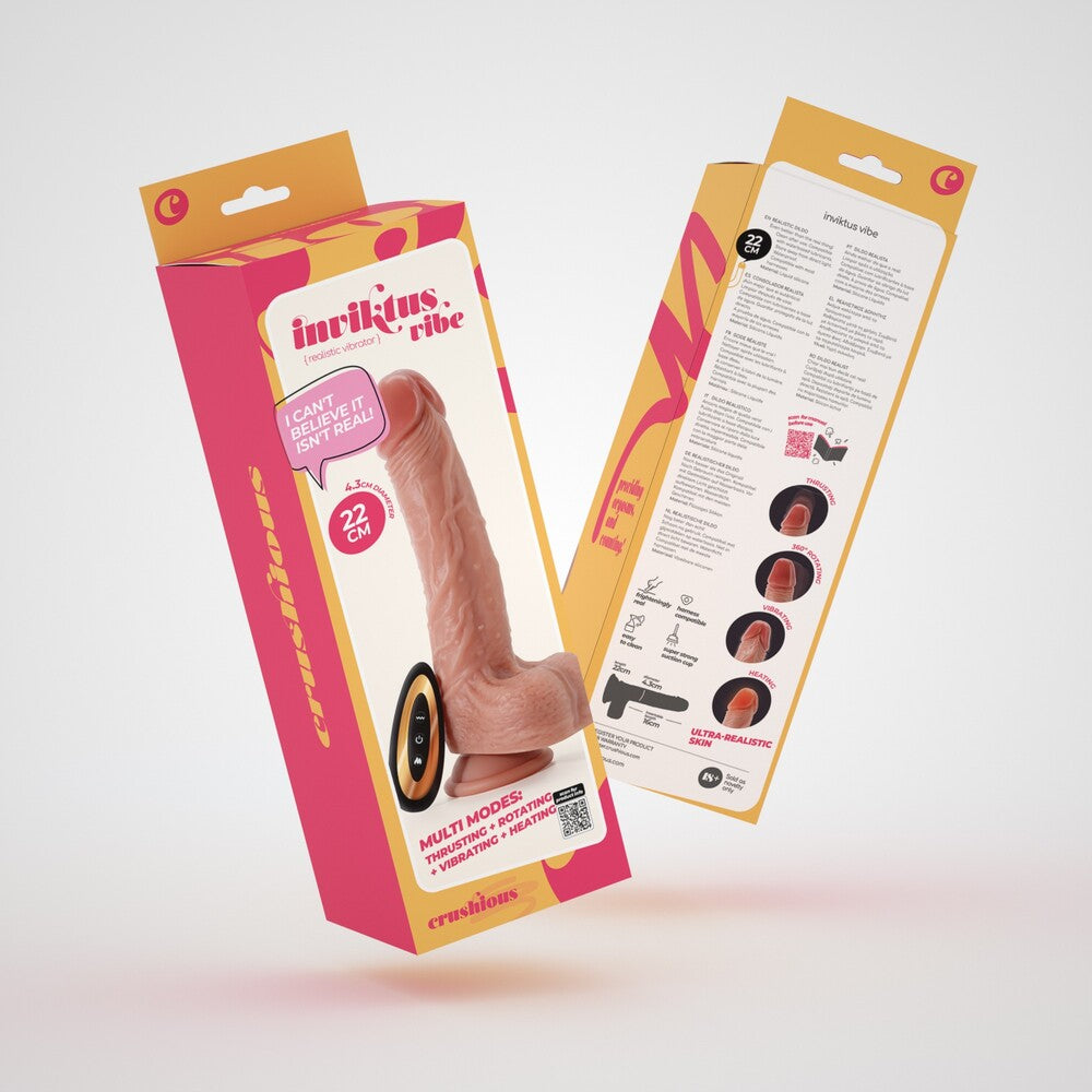 Vibratore Realistico Inviktus 22 cm