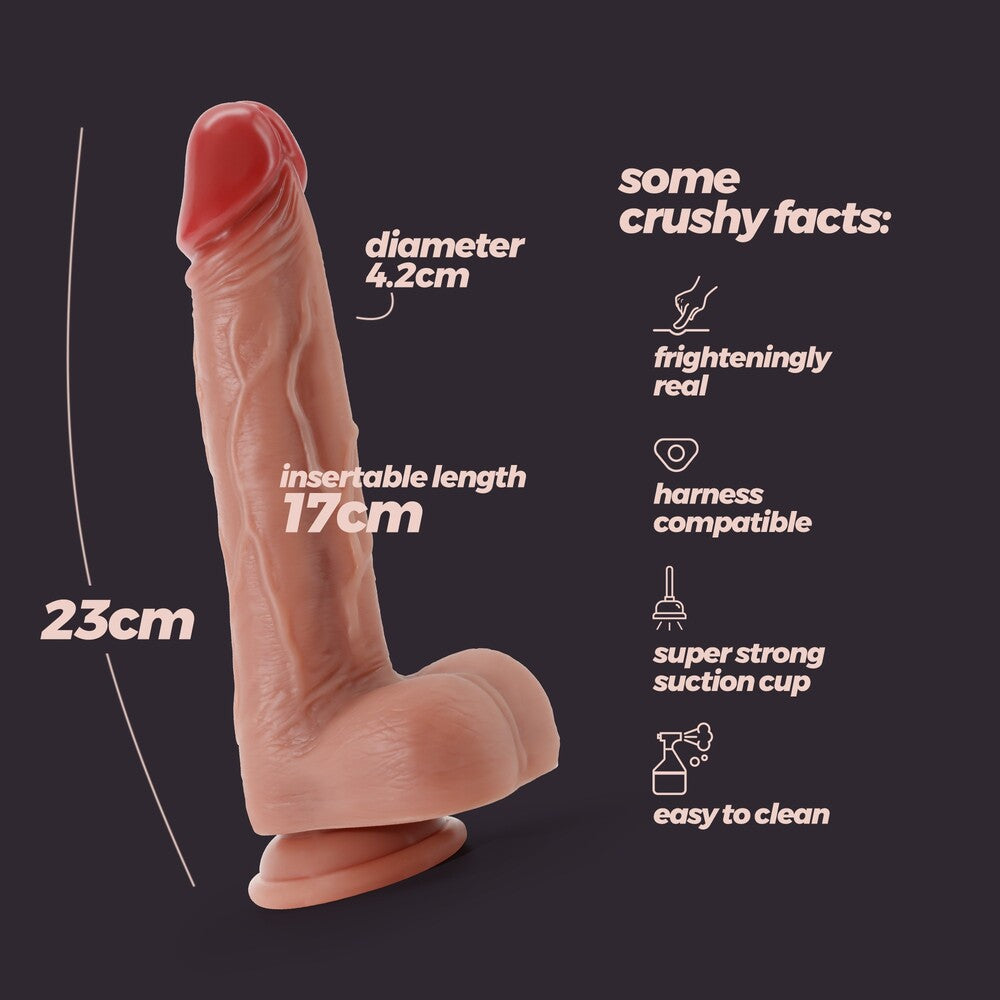 Dildo Realistico Inviktus 23 cm