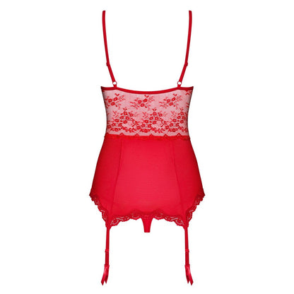 Corsetto e Perizoma Sexy Lovica Rosso