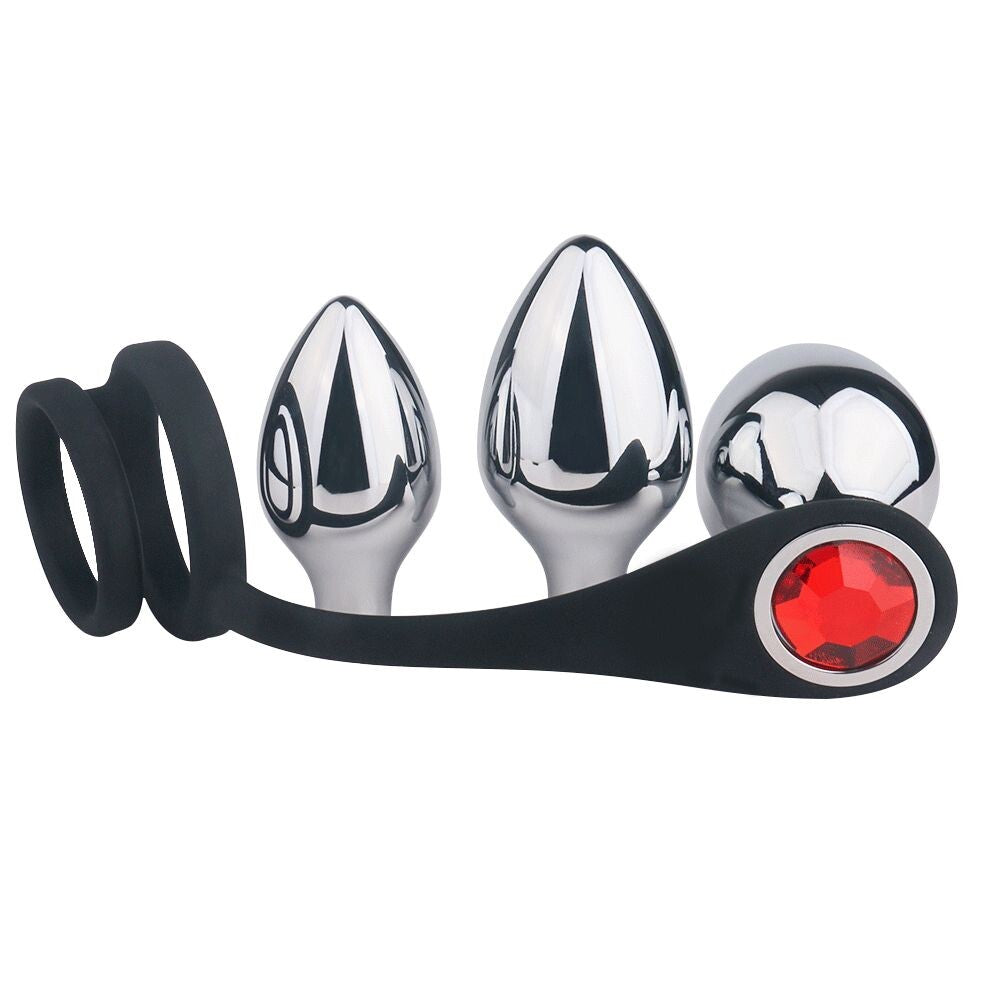 Plug Anale e Anello Fallico Pleasure Bully