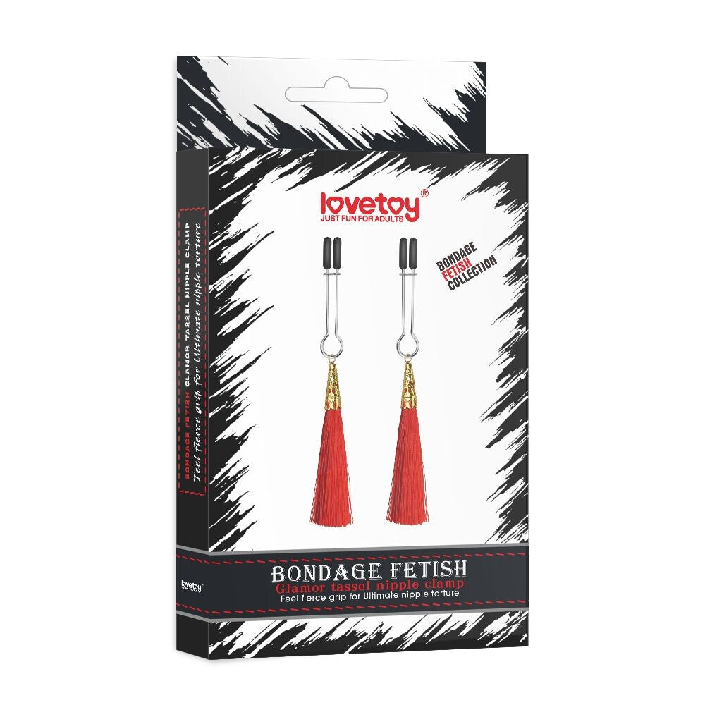 Pinzette per Capezzoli Glamor Tassel