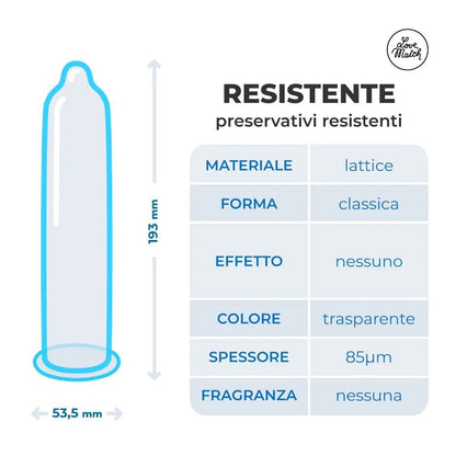 Preservativi Resistenti Love Match