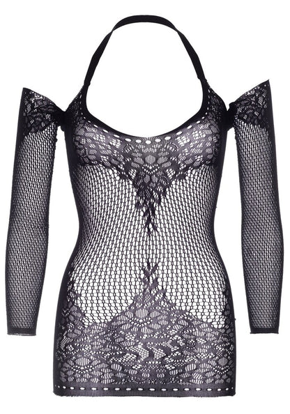 Mini Abito Sexy Twist Halter Nero