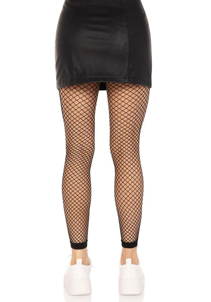 Collant Sexy Industrial Footless Nero