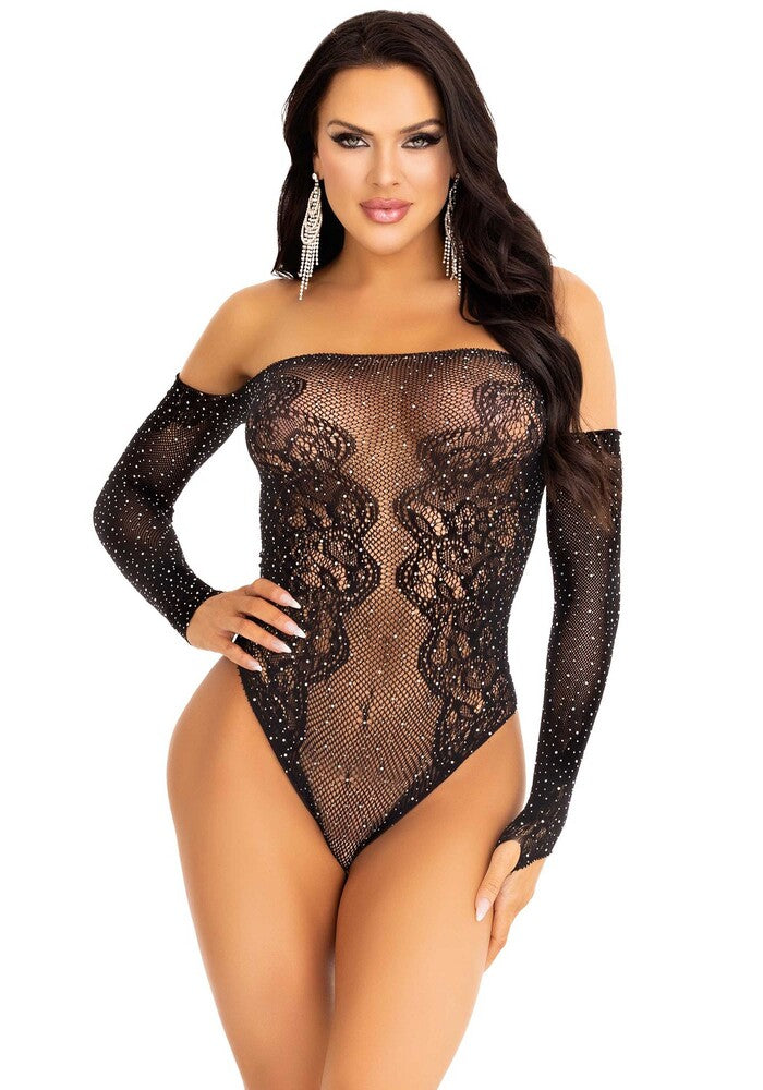 Body Sexy Off The Shoulder Nero