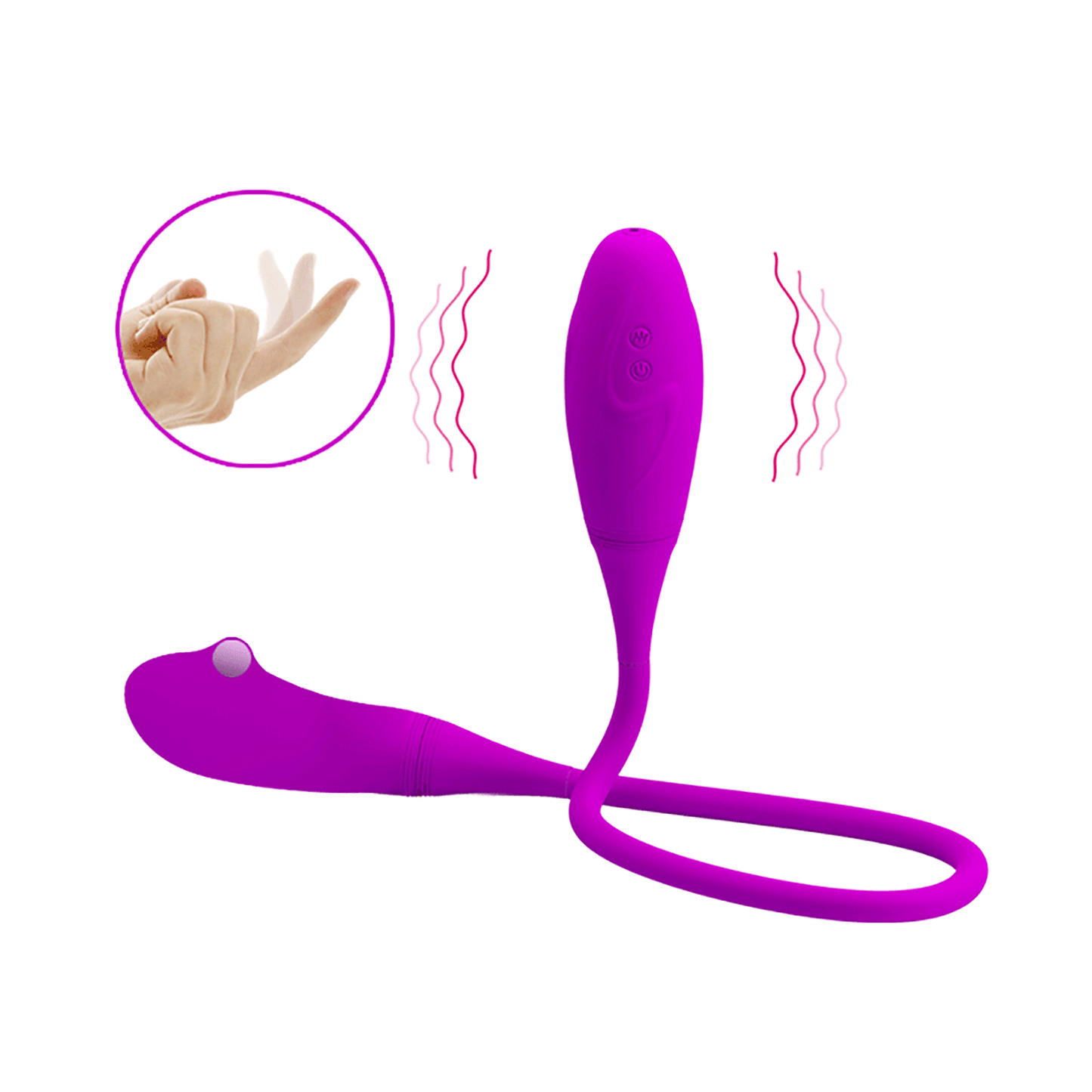 Vibratore Doppia Stimolazione Snaky Egg