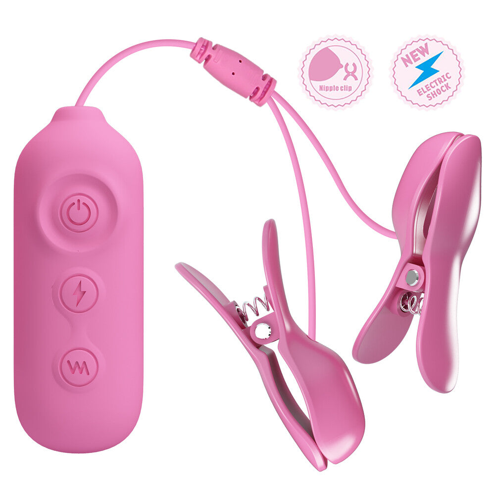 Pinzette Vibranti Per Capezzoli Romantic Wave II