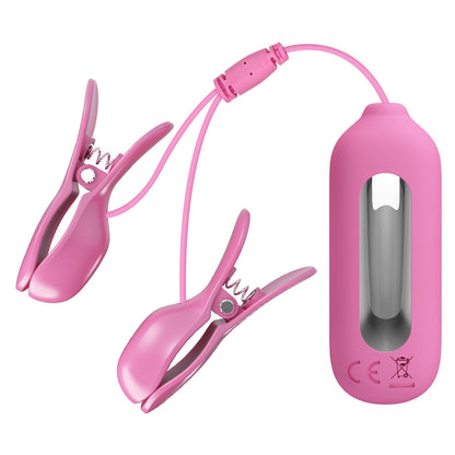 Pinzette Vibranti Per Capezzoli Romantic Wave II