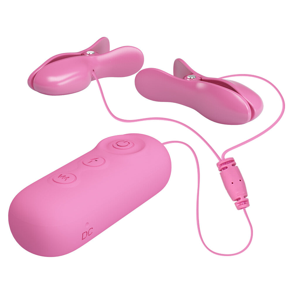 Pinzette Vibranti Per Capezzoli Romantic Wave II