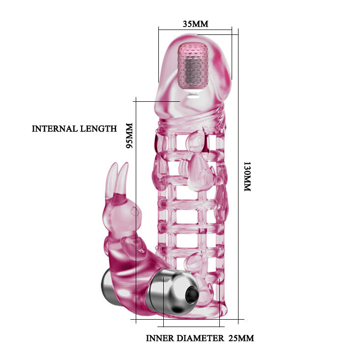Guaina e Prolunga Pene Ultimate Love Sleeve Cobra 13 cm