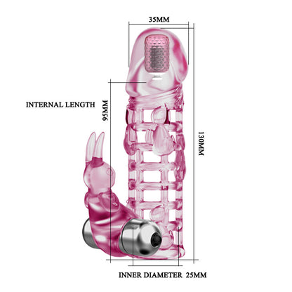 Guaina e Prolunga Pene Ultimate Love Sleeve Cobra 13 cm