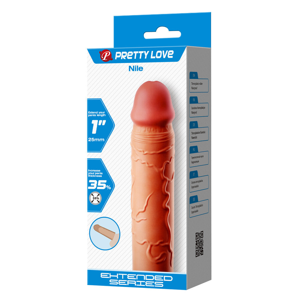 Guaina e Prolunga Pene Nile 16,5 cm