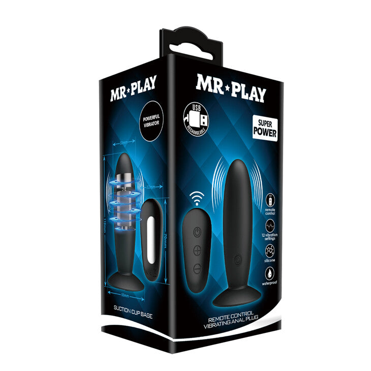 Vibratore Anale Remote Control Raven
