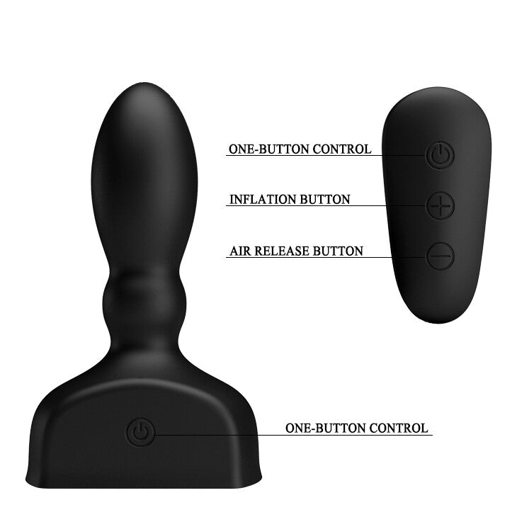 Vibratore Anale Inflatable Pulse