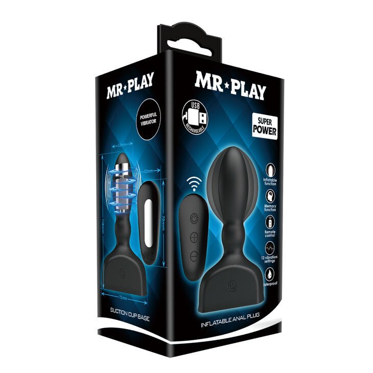 Vibratore Anale Inflatable Pulse