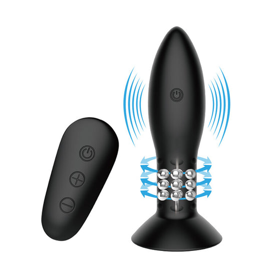 Vibratore Anale Rotation Beads Eclipse