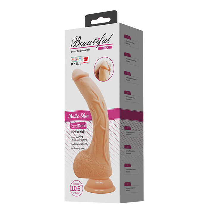 Dildo XXL Beautiful Vibrant Jack 27 cm