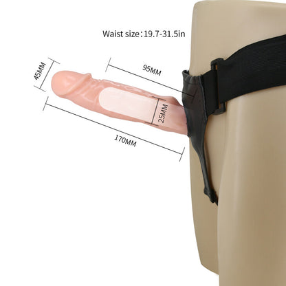 Strap On Jessica Vibrant 17 cm