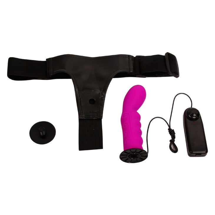 Strap-on Ultra Harness Vibrant Purple Fantasy 15,5 cm