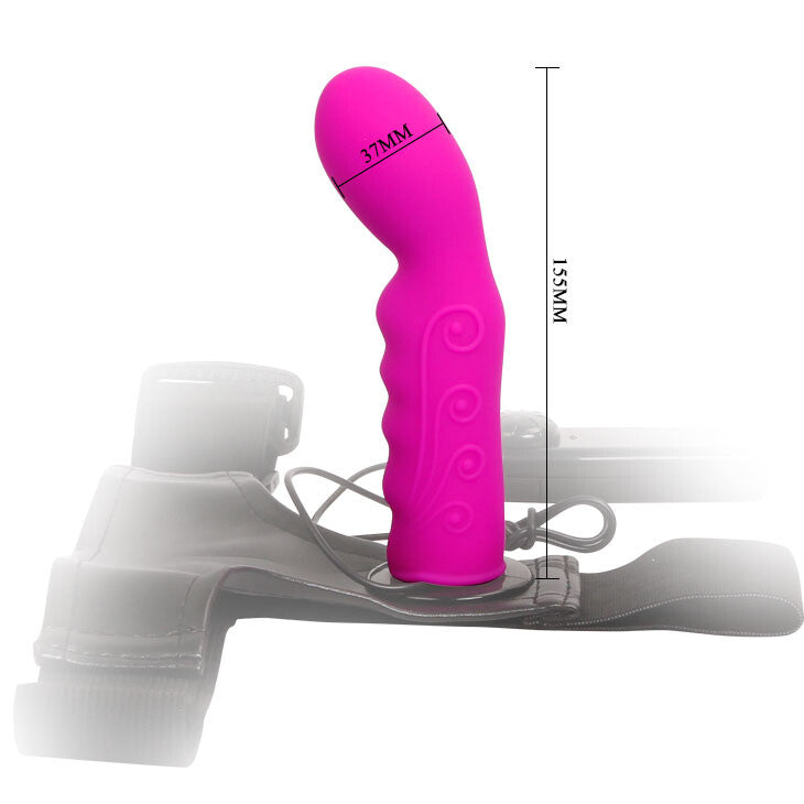 Strap-on Ultra Harness Vibrant Purple Fantasy 15,5 cm