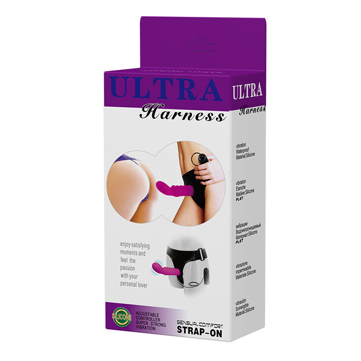 Strap-on Ultra Harness Vibrant Purple Fantasy 15,5 cm