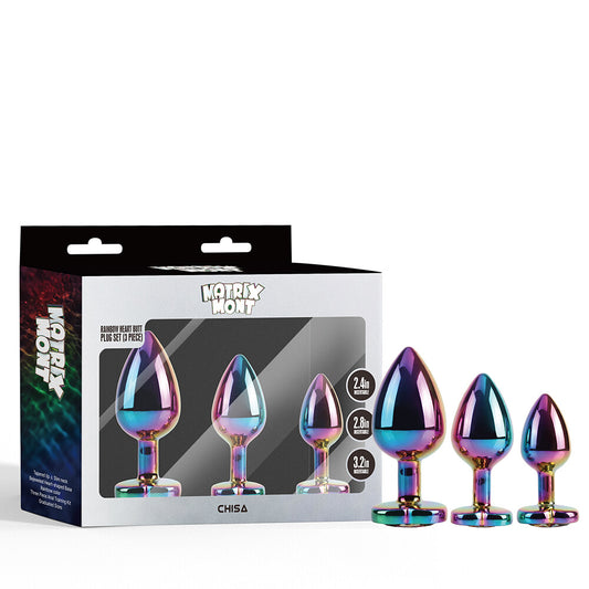 Rainbow Heart Set Plug Anali 