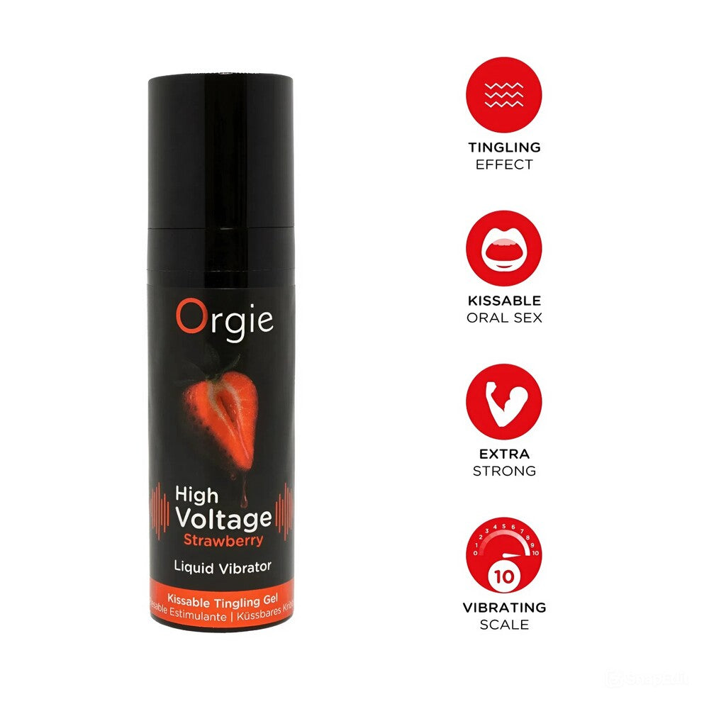 Vibratore Liquido High Voltage Fragola