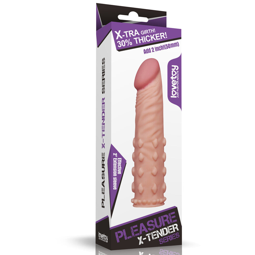 Guaina e Prolunga Pene X2 17,5 cm