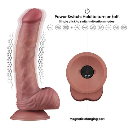 Vibratore Realistico Power Cock Silken