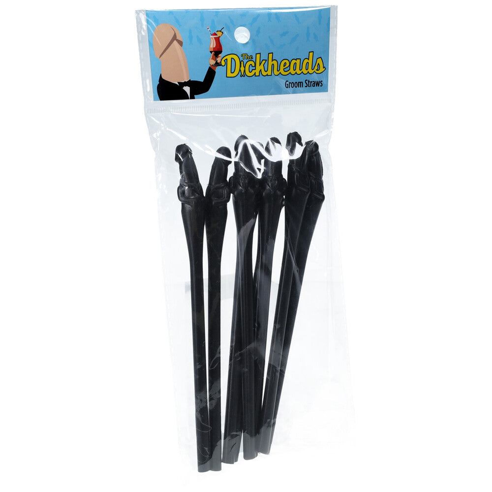 Cannucce a forma di Pene Groom Straws