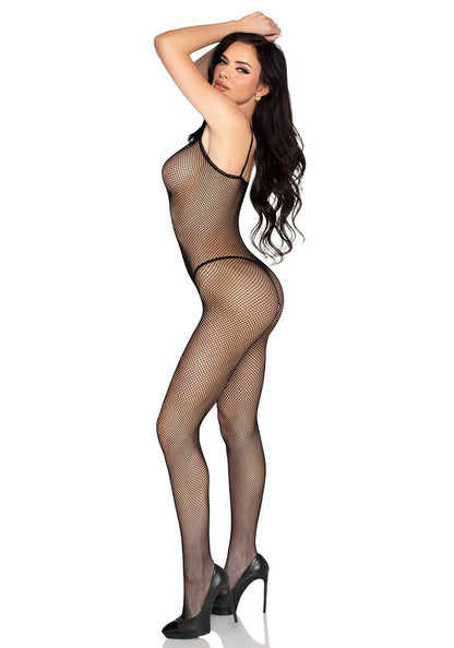 Tuta Sexy Crotchless Nero