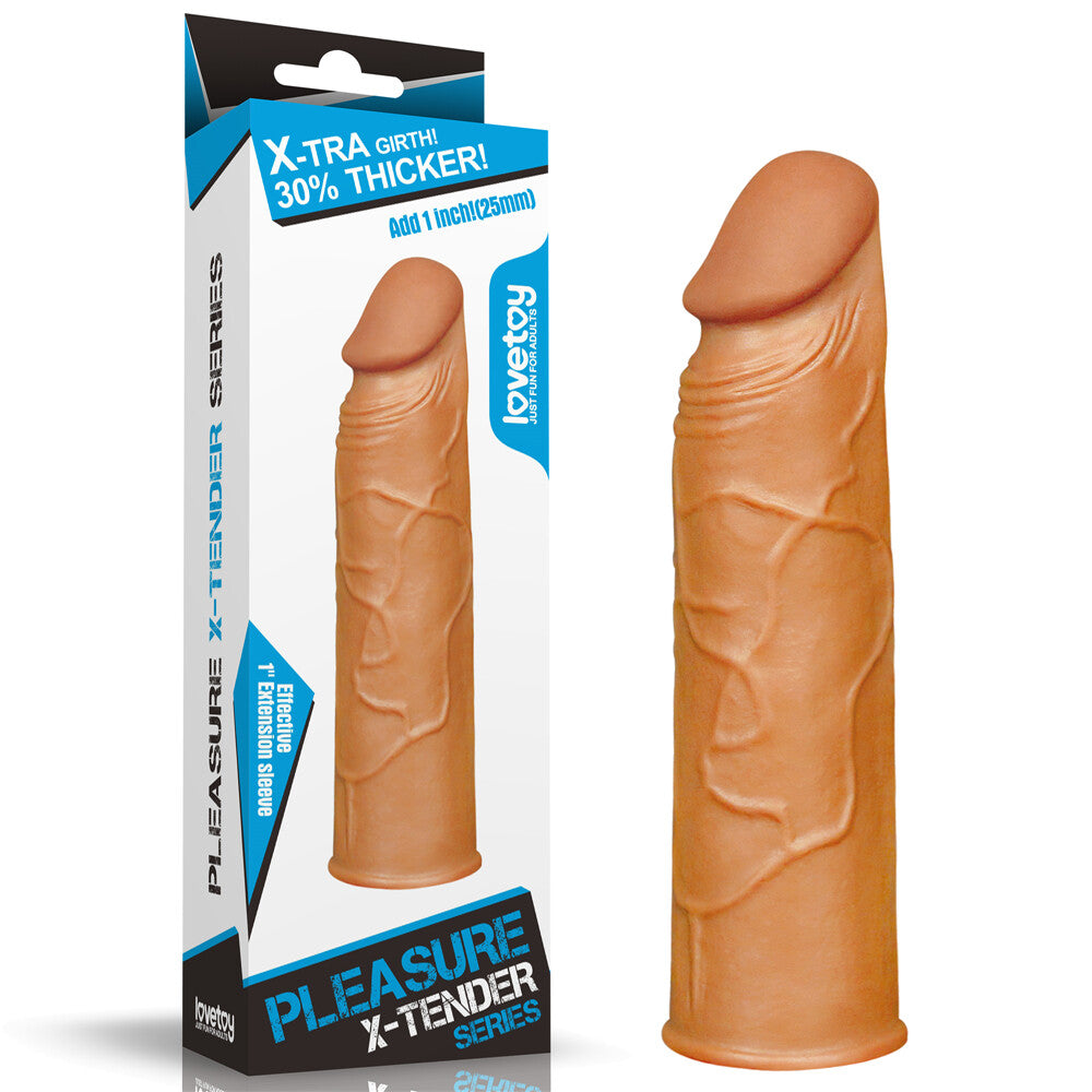 Guaina e Prolunga Pene X1 Tender 16,5 cm