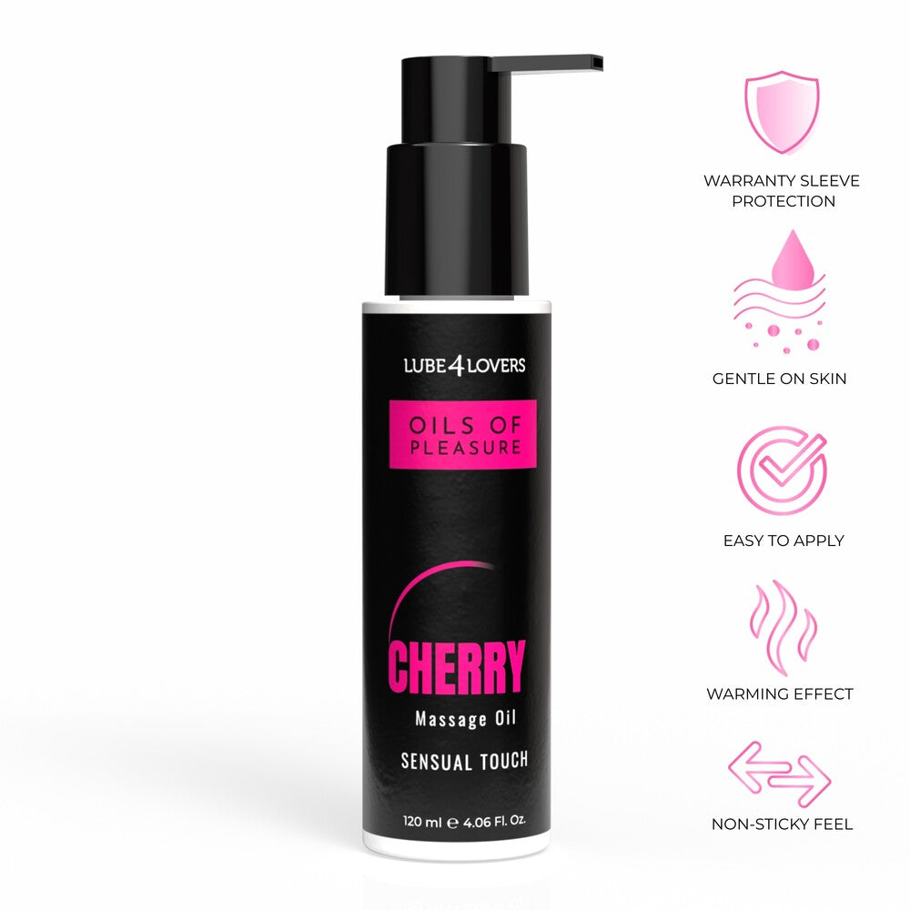 Olio da Massaggio Pleasure Ciliegia 120 ml