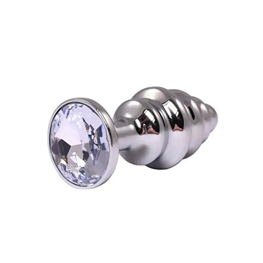 Plug Anale Crystal White Ø 2,6 cm